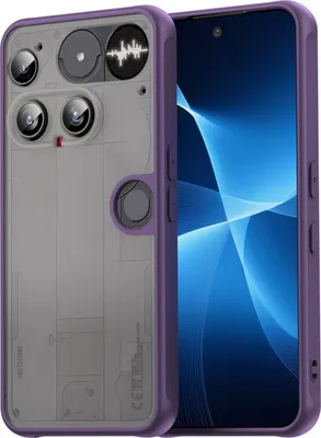 Produktbild von Handyhülle für Nothing Phone 3 Matt Stoßfest Schutzhülle Back cover Phone 3 Lila