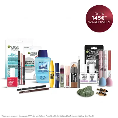 Obrázek produktu pro Beauty Adventní Kalendář pro Ženy 2026 Maybelline New York 24 Okének Kosmetika a Péče Beauty Překvapení Dárek pro Ni Vánoční Kalendář