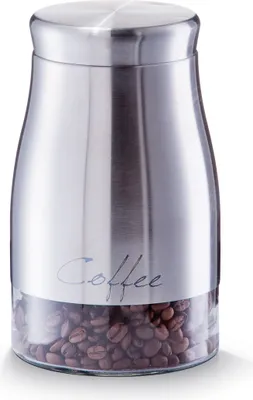 Produktbild von Zeller Vorratsglas "Coffee", 1300ml, Edelstahl Ø11,5x19