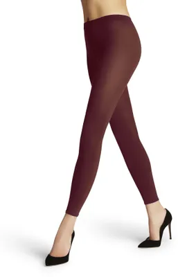 Produktbild von FALKE Damen Leggings Baumwolle Touch W Le Baumwolle einfarbig 1 Stück, Rot Ruby 883
