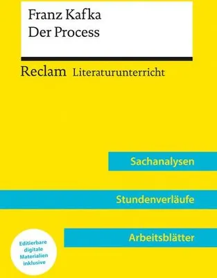 Image de Franz Kafka: Der Process (Lehrerband) | Mit Downloadpaket (Unterrichtsmaterialien)