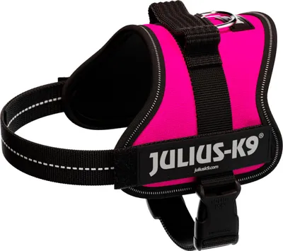 Image de Julius-K9® Powergeschirr® Baby 1 – Mini 51–67 cm/28 mm fuchsia