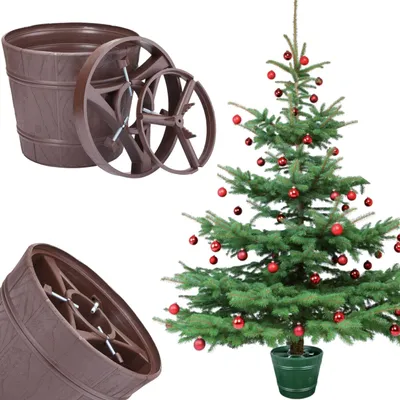 Immagine prodotto di Supporto per albero di Natale Planet 2 | Marrone