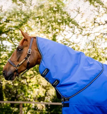 Produktbild von Horseware Amigo Hero Ripstop Hood Halsteil 0g Blue/Navy 600D, Größe:X Large
