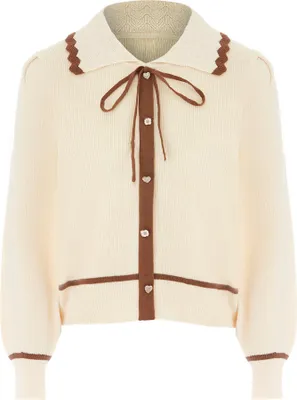 Immagine prodotto di Cardigan da donna NAEMI - lana bianca, XS/S