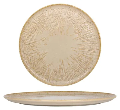 Zdjęcie produktu dla Talerz do pizzy Bonna - Sand Snell - Porcelana - 32 cm