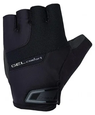 Produktbild von CHIBA Gel Comfort - Radhandschuhe XS schwarz mit Gelpolsterung.