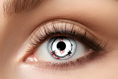 Produktbild von Zoelibat Eyecatcher Wochen-Kontaktlinsen Santa Fu Wochenlinsen Funlinsen Party Linsen