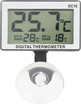 Obrázok produktu pre DC16 Saugnapf -Aquarium -Thermometer Tauchfischtanks Mini Alarmtemperaturmessgerät
