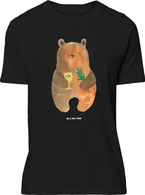 Produktbild von Mr. & Mrs. Panda Größe M T-Shirt Bär Konfirmation - Schwarz - Geschenk, Teddy, Herren, Shirt, Gottesdienst, mit Spruch, Evangelisch, Tshirt, Kirche