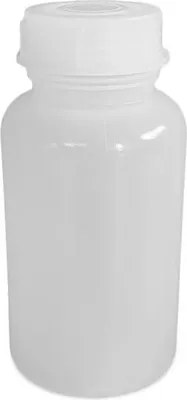 Produktbild von 500 ml Weithalsflasche Laborflasche LDPE-Flasche Liquidflasche rund, dicht Farbe transparent
