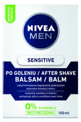 Zdjęcie produktu dla NIVEA Łagodzący balsam po goleniu SENSITIVE 100 ml