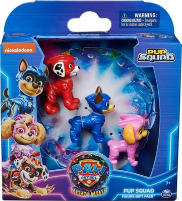 Obrázok produktu pre PAW Patrol PAW FIG Pup Squad Fig GP PPTMM VCHX GML, 3 rok / roky, Paw Patrol, Viacfarebný