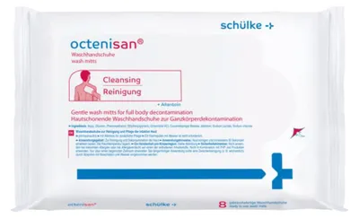 Produktbild von 30x Schülke Octenisan® Waschhandschuhe | Packung (8 Stück)