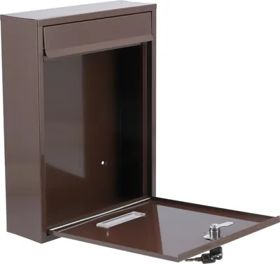 Image de Boîte aux lettres 360x260x80mm brun