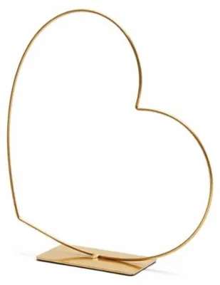 Productafbeelding van Decoratief Hart Frame Horizontaal Goudkleurig 30 Cm