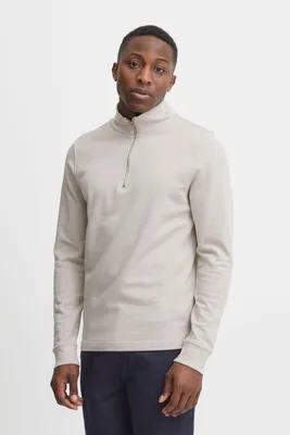 Produktbild von CASUAL FRIDAY CFSebastian Herren Sweatshirt Troyer Pullover mit Stehkragen und Reißverschluss