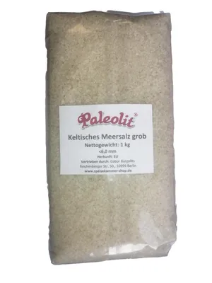 Produktbild von Paleolit Keltisches Meersalz grob 1kg < 6mm
