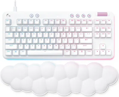 Produktbild von Logitech G G713, G713 Keyboard, Kabelgebunden, USB, Mechanischer Switch, QWERTY, RGB-LED, Weiß