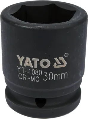 Obrázek produktu pro Yato YT-1080, Rázová hlavice, Černá, 1 hlava/hlavy, 3/4", Metrický, 30 mm