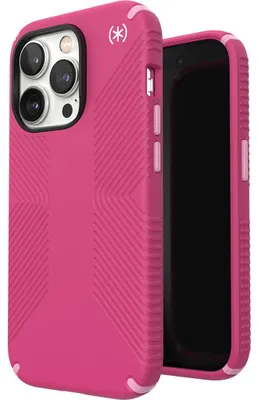 Zdjęcie produktu dla Speck Presidio2 Grip - Etui na iPhone 14 Pro z powok MICROBAN (Digitalpink / Blossompink / White)