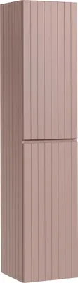 Obrázek produktu pro Vysoká koupelnová skříňka se 2 dveřmi, frézovaná, Antická růže, 160 cm