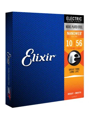 Zdjęcie produktu dla Elixir Strings 12057, Gitara, Stal, Prąd elektryczny, 7 szt.