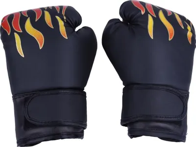 Produktbild von Kind Boxen Kämpfen Muay Thai Sparring Schlagen Kickboxen Grappling Sandsack Handschuhe Schwarz
