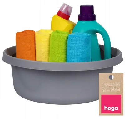 Obrázek produktu pro Hoga Univerzální kulatá plastová mísa 4L tmavě šedá