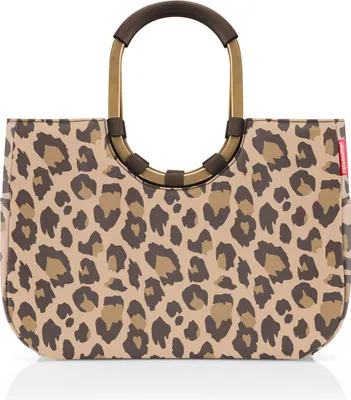 Obrázek produktu pro reisenthel® OR6047 reisenthel® Einkaufskorb loopshopper L frame LEO MACCHIATO Kunstfaser leo macchiato