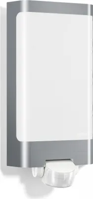 Produktbild von STEINEL L 240 S, Wandbeleuchtung für den Außenbereich, Edelstahl, Edelstahl, IP44, Eingang, Wandmontage
