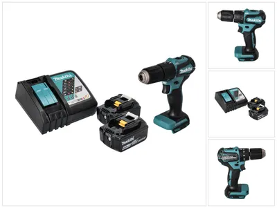 Immagine prodotto di Makita DHP 483 RG 18 V 40 Nm Brushless Cordless Drill + 2x 6.0 Ah Batterie + Caricabatterie