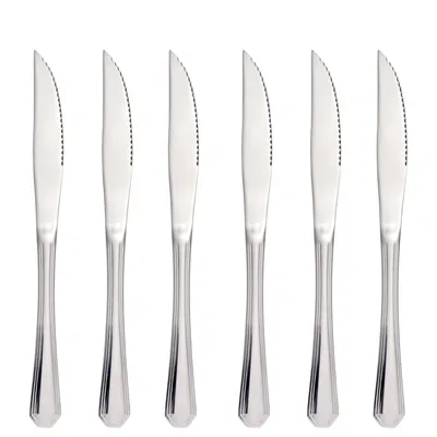 Produktbild von GRÄWE Steakmesser 6 Stück, Edelstahl, Serie BERLIN