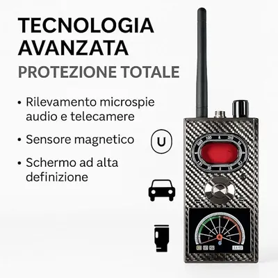 Immagine prodotto di Rilevatore Microspie Telecamere e GPS M99