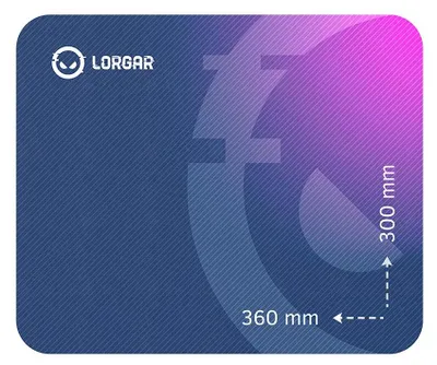 Immagine prodotto di Tappetino per mouse LORGAR MAIN 133 (M), 360 x 300 x 3 mm