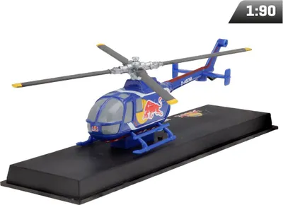 Image de Modèle réduit 1:90 de l'hélicoptère MBB BO 105 (2023) - THE FLYING BULLS