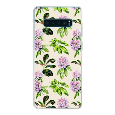 Produktbild von MuchoWow® Handyhülle Schutzhülle Hülle für Samsung Galaxy S10 Lite Hortensien - Pflanzen - Muster Silikon Softcase Handy Hülle - Schutz