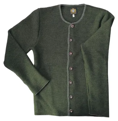 Hammerschmidt Trachten-Strickjacke "Simon" in grün