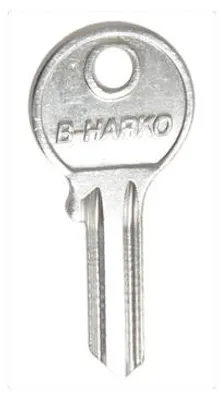 Produktbild von B-Harko Schlüsselrohling für Messing- und Stahlvorhängeschlösser 30mm 40mm
