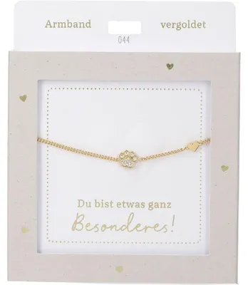 Obrázek produktu pro Dámský nerezový náramek s přívěskem ve tvaru srdce, stříbrný nebo zlatý, nastavitelný 15–20 cm – tlapka Gold