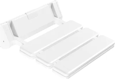 Immagine prodotto di Sedile pieghevole per doccia, design salvaspazio, comfort ergonomico, BIANCO