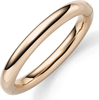 Produktbild von 10mm Armreif Armband oval 61x51,5mm aus 585 Gold Rotgold Armschmuck Damen
