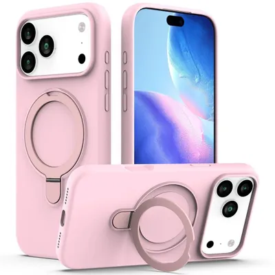 Produktbild von iPhone 18 Pro Max / 17 Pro Max Hülle - Coverup Colour TPU Back Cover - MagSafe Compatible Ring Ständer - Rosa