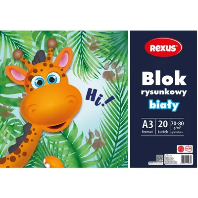 Obrázek produktu pro Kreslící blok bílý Beniamin A3 | 20k