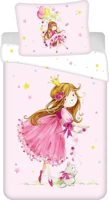 Image de Fairy linge de lit douillet en coton, 140x200 cm & 70x90 cm