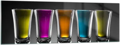 Produktbild von Bilder auf glas - Gläser Alkohol trinken Saft - 160x50cm - Glasbilder - Wandbilder - Kunstdruck - zum Aufhängen bereit - Wanddekoration aus Glas - Glas Bilder - Wandbild auf Glas - GAB160x50-2194