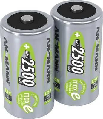 Obrázok produktu pre Ansmann 5030912, C / HR14, Nikel-Metal Hydrid (nimh), 1,2 V, 2500 mAh, Strieborná, 130 mm
