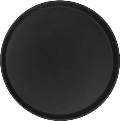 Produktbild von Argon Ta Rundes, rutschfestes Serviertablett – 40,5 cm – Schwarz