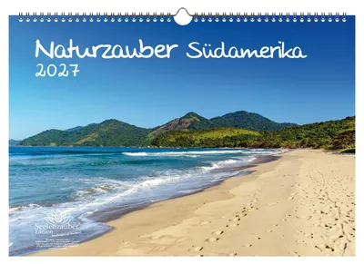 Produktbild von Naturzauber Südamerika DIN A3 Kalender für 2027 Strand Brasilien Peru