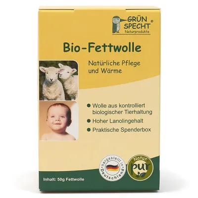 Zdjęcie produktu dla Grünspecht organiczna wełna tłusta 50 g